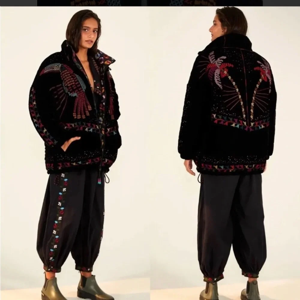 FARM Rio Multicolor Embroidered Jacket - Picture 2 of 10